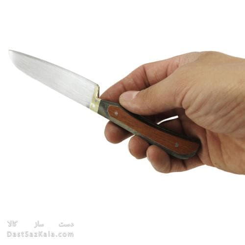 کارد آشپزخانه حیدری زنجان 18 سانتی دسته چوبی MN-41