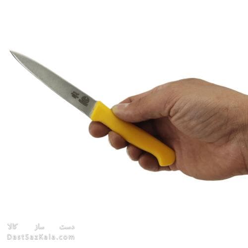 کارد آشپزخانه زنجان تیغه استیل با دسته پلاستیکی MN-18