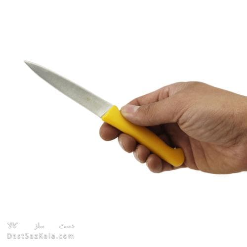 کارد آشپزخانه زنجان تیغه استیل با دسته پلاستیکی MN-18