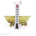 کاسه برنجی پایه دار قلم کاری شده سماور AH-142