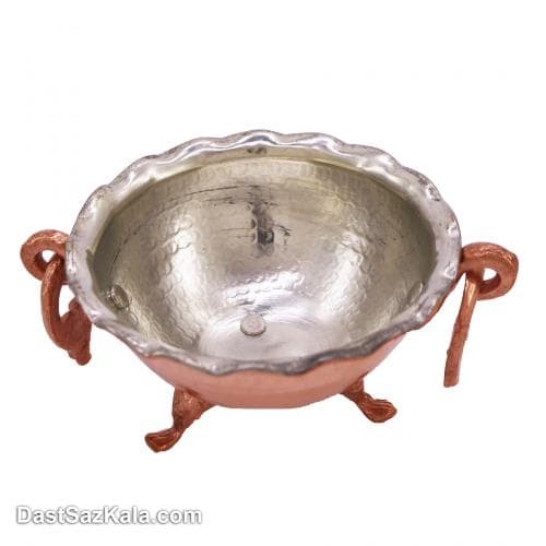 کاسه مسی سه پایه نقلی کد AM-14