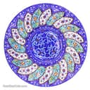 کاسه و بشقاب میناکاری شده مسی کد LT-38