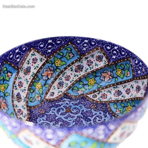 کاسه و بشقاب میناکاری شده مسی کد LT-38