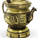 کتری شکاری برنجی آنتیک 1.5 لیتری کد AH-149