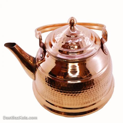 کتری مسی زنجان چکش کاری شده مدل میراث کد SSH-30