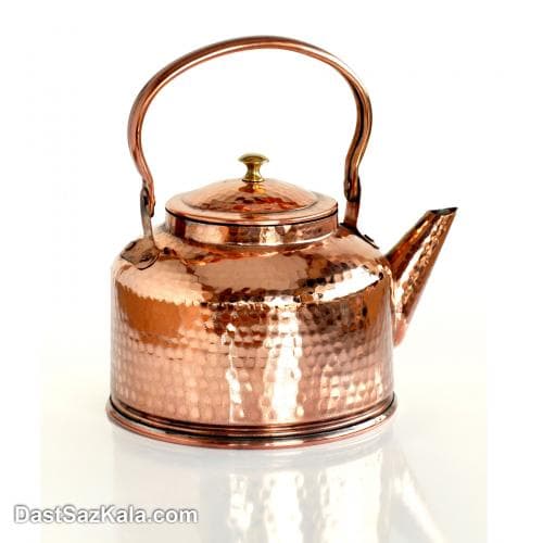 کتری مسی زنجان چکش کاری شده سایز بزرگ کد NZ-17