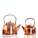 کتری مسی زنجان چکش کاری شده سایز کوچک کد NZ-16