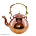 کتری و قوری مسی زنجان دسته برنجی کد SSH-25