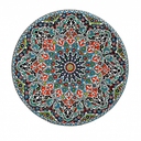 بشقاب سفالی میناکاری شده قطر 30 سانتی SG-29