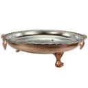 شیرینی خوری مسی سه پایه کوتاه زنجان قطر 24 سانتی کد SG-102