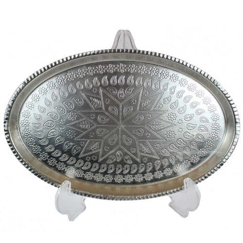 سینی مسی کوچک بیضی شکل طول 27 سانتی SG-113