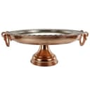 شیرینی خوری مسی پایه دار زنجان قطر 28 سانتی کد SG-100