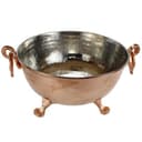 آجیل خوری مسی سه پایه زنجان سایز کوچک کد SG-93