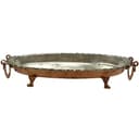 دیس مسی بیضی پایه دار کوتاه طول 43 سانتی SG-94