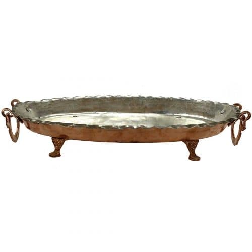 دیس مسی بیضی پایه دار کوتاه طول 43 سانتی SG-94