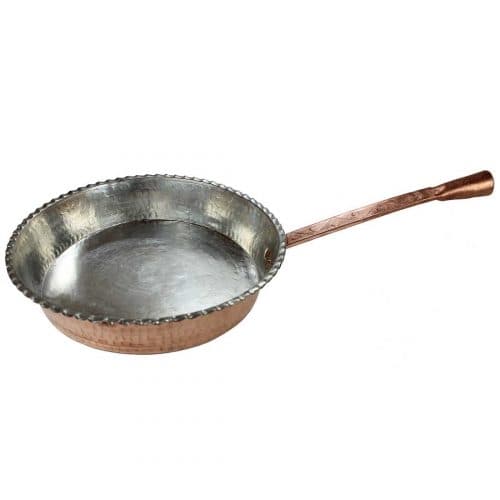 ماهیتابه دسته دار مسی زنجان قطر 21 سانتی کد SG-67