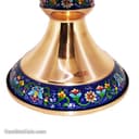 کشکول پایه دار مسی طرح پرداز نانو شده سایز 4 کد MJ-39