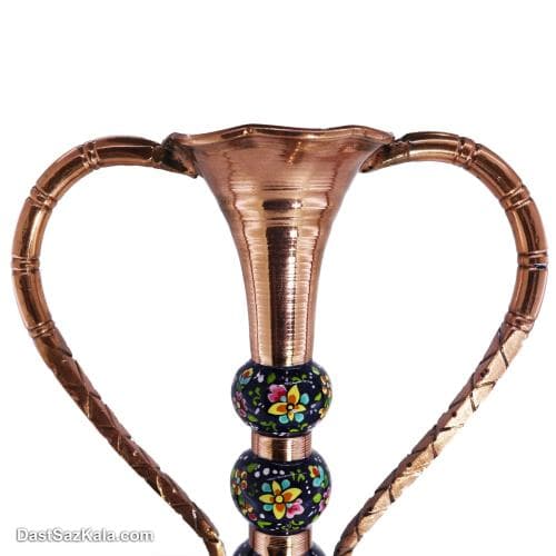 گلدان مسی طرح پرداز دسته دار کد MJ-105