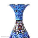 گلدان کوزه ای میناکاری مسی کوچک کد LT-107