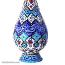 گلدان مسی میناکاری مدل کوزه ای 16 سانتی کد LT-110