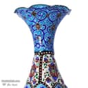 گلدان مسی میناکاری کوچک 16 سانتی کد LT-97