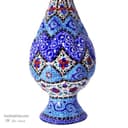 گلدان میناکاری مسی 16 سانتی مدل کوزه ای کد LT-99