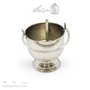 یخدان مسی سفید همراه انبر به قطر 14 سانتیمتری کد AH-129