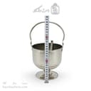 یخدان مسی سفید همراه انبر به قطر 14 سانتیمتری کد AH-129