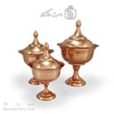 سرویس پذیرایی مسی درب دار 3 تیکه کد HSH-10