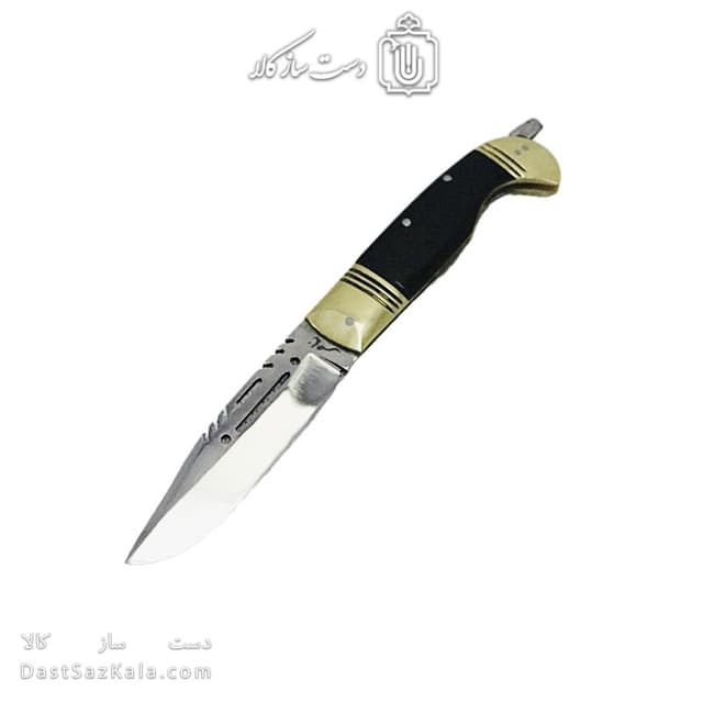 چاقوی دنده ای رحیم زنجان 23 سانتیمتری دسته مشکی کد SHN-31