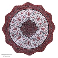 بشقاب میناکاری دیوارکوب مسی 20 سانتی کد LT-65