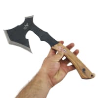 تبر سفری زنجان دسته چوبی 37 سانتیمتری کد MN-94