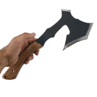 تبر سفری زنجان دسته چوبی 37 سانتیمتری کد MN-94