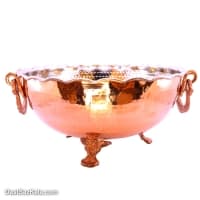 میوه خوری مسی سه پایه زنجان سایز بزرگ کد SHH-83