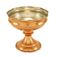 ست هفت سین و بستنی خوری مسی پایه دار 10سانتی 6 تایی AH-58