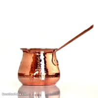 شیر جوش مسی زنجان چکشی دسته مسی بزرگ کد NZ-24