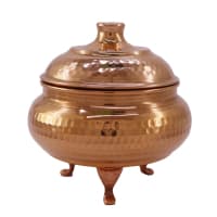 قندان مسی زنجان مدل سفینه ی سه پایه کد AAS-16