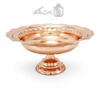 میوه خوری مسی جدید پایه دار فضلی قطر 32 سانتیمتری کد AH-120