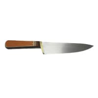چاقوی آشپزخانه زنجان تیغه استیل دسته چوبی 26 سانتیمتری MN-28