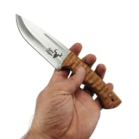 چاقو بوشکرافت زنجان دسته چوبی 23 سانتیمتری کد MN-43